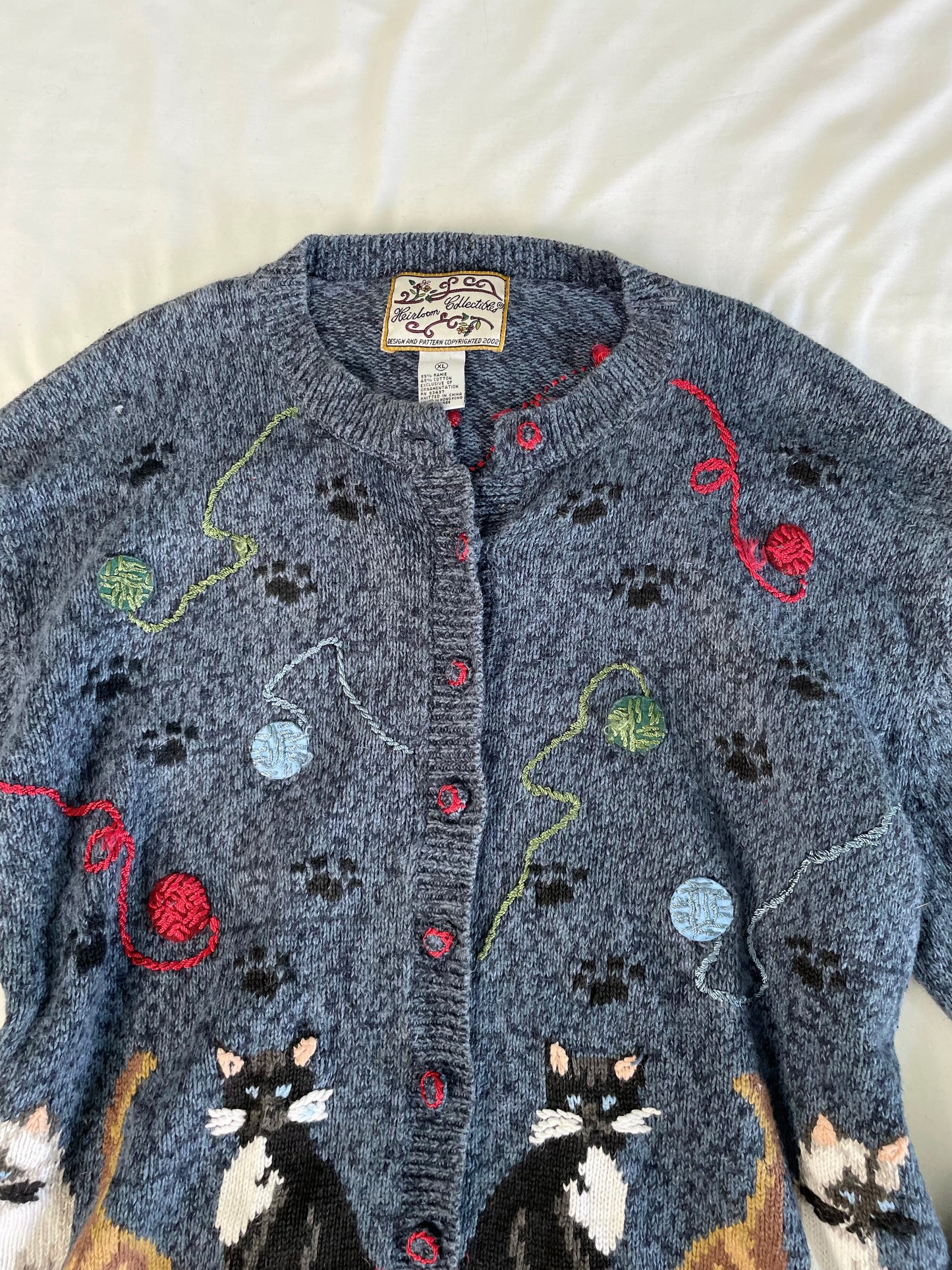 Embroidered Sweater XXL