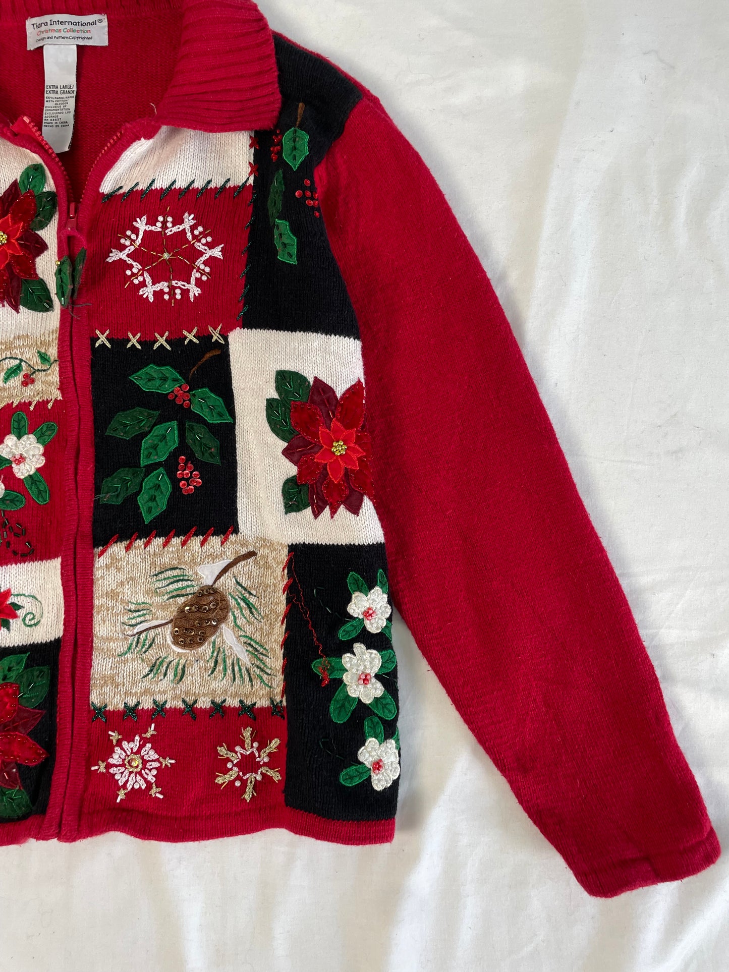 Tiara Zipper Sweater XXL