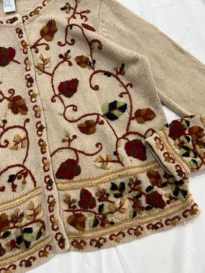 David Hollis Embroidered Sweater L/XL