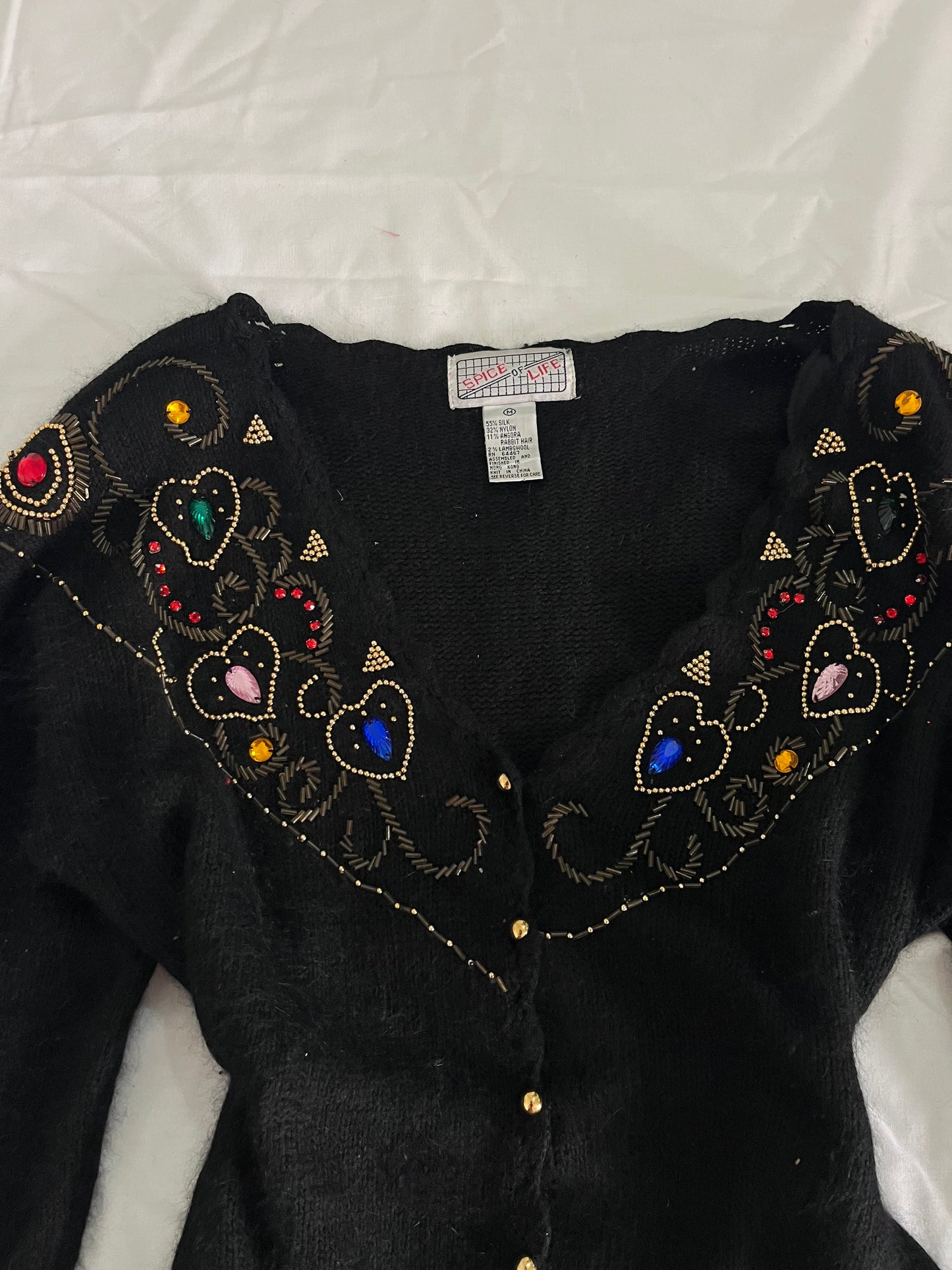 Rare Angora & Silk Vintage Sweater L