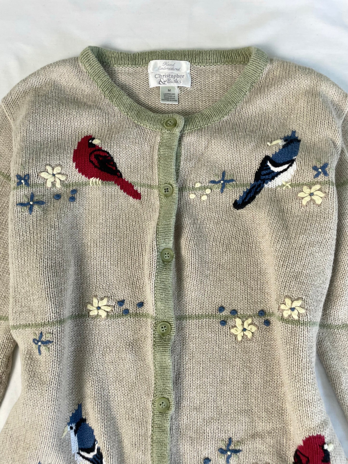 Christopher&bank's Embroidered Sweater XL