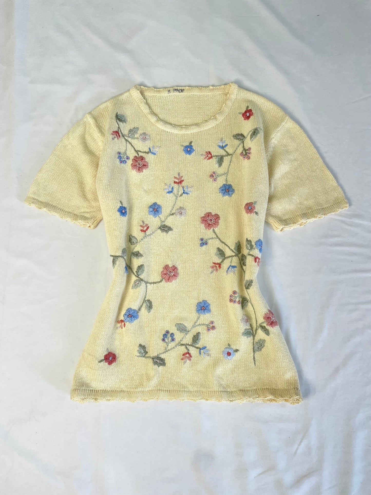 Embroidered Sweater L