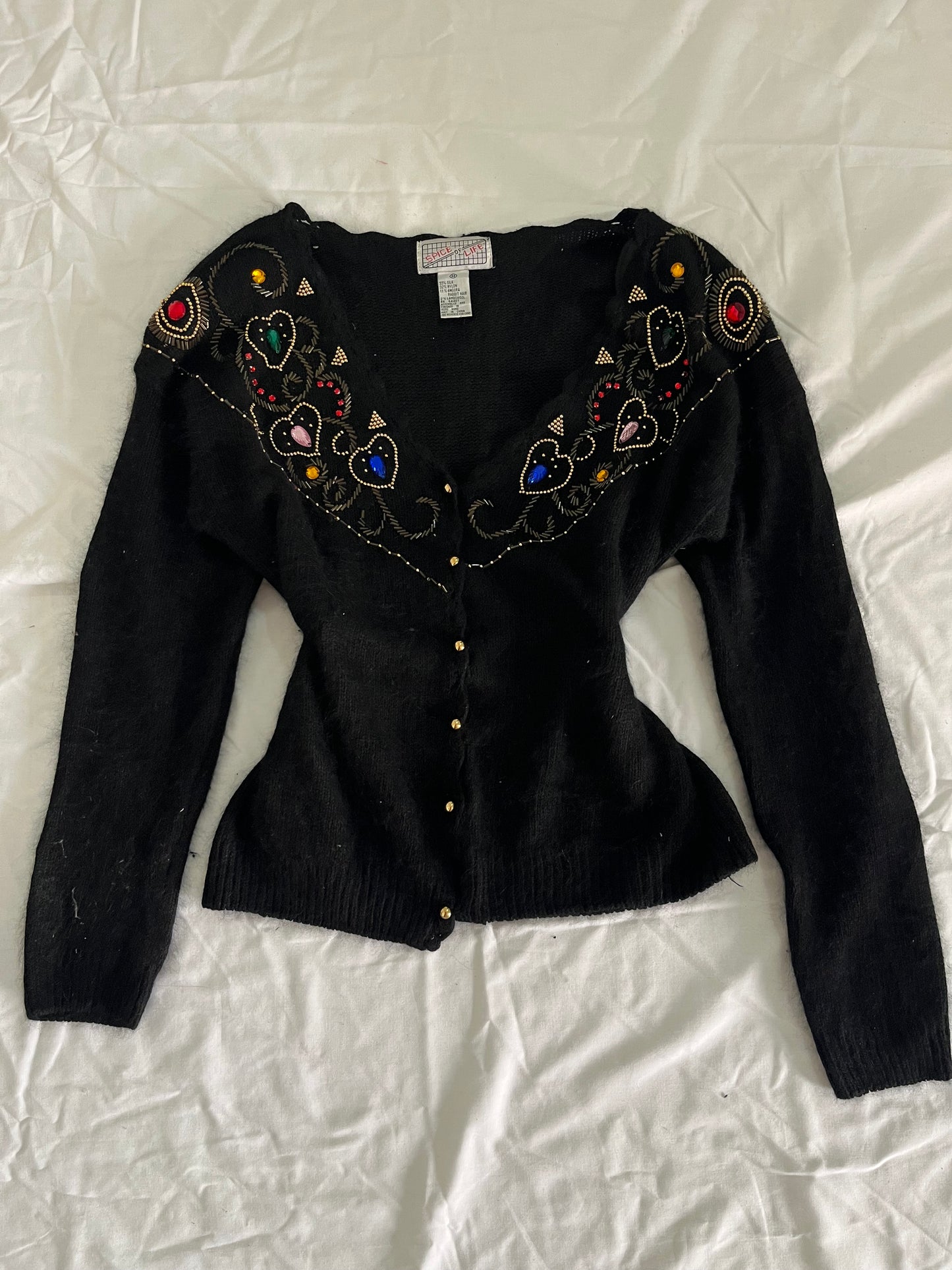 Rare Angora & Silk Vintage Sweater L