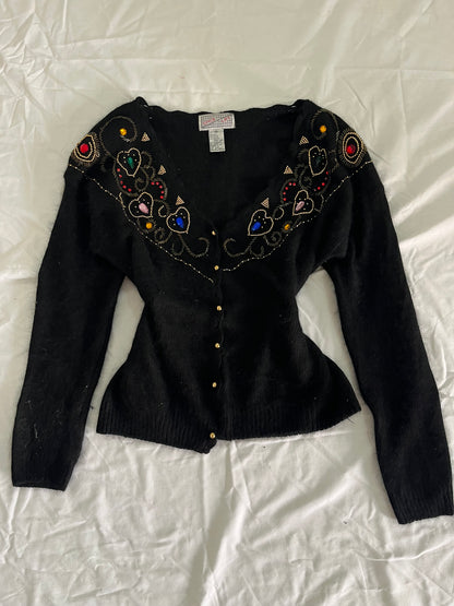 Rare Angora & Silk Vintage Sweater L