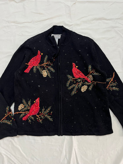 Tiara Hand Embroidered Sweater XL/XXL