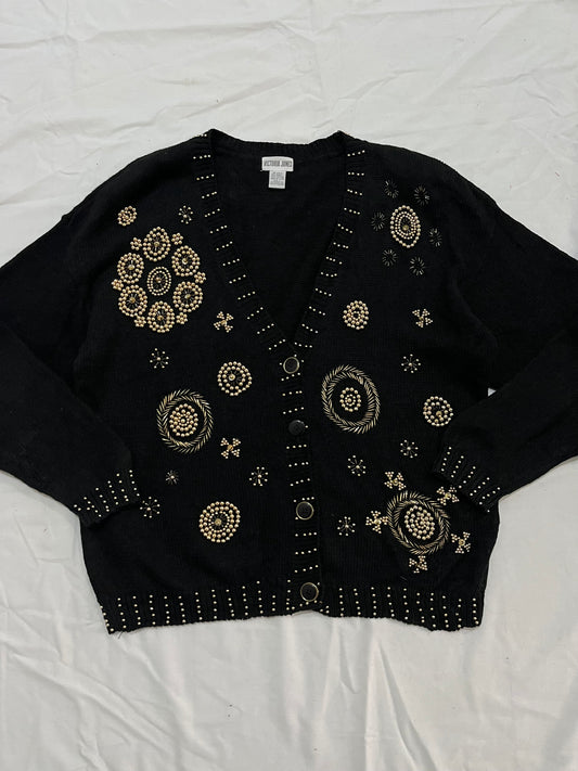 Victoria Jones Hand Embroidered Sweater XXL/3XL