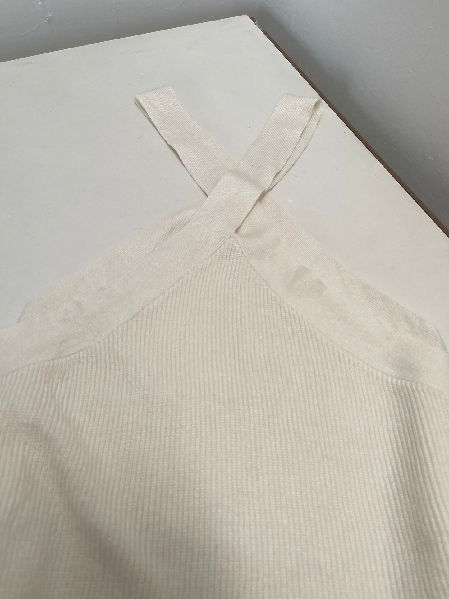 White Criss Cross Top M/L