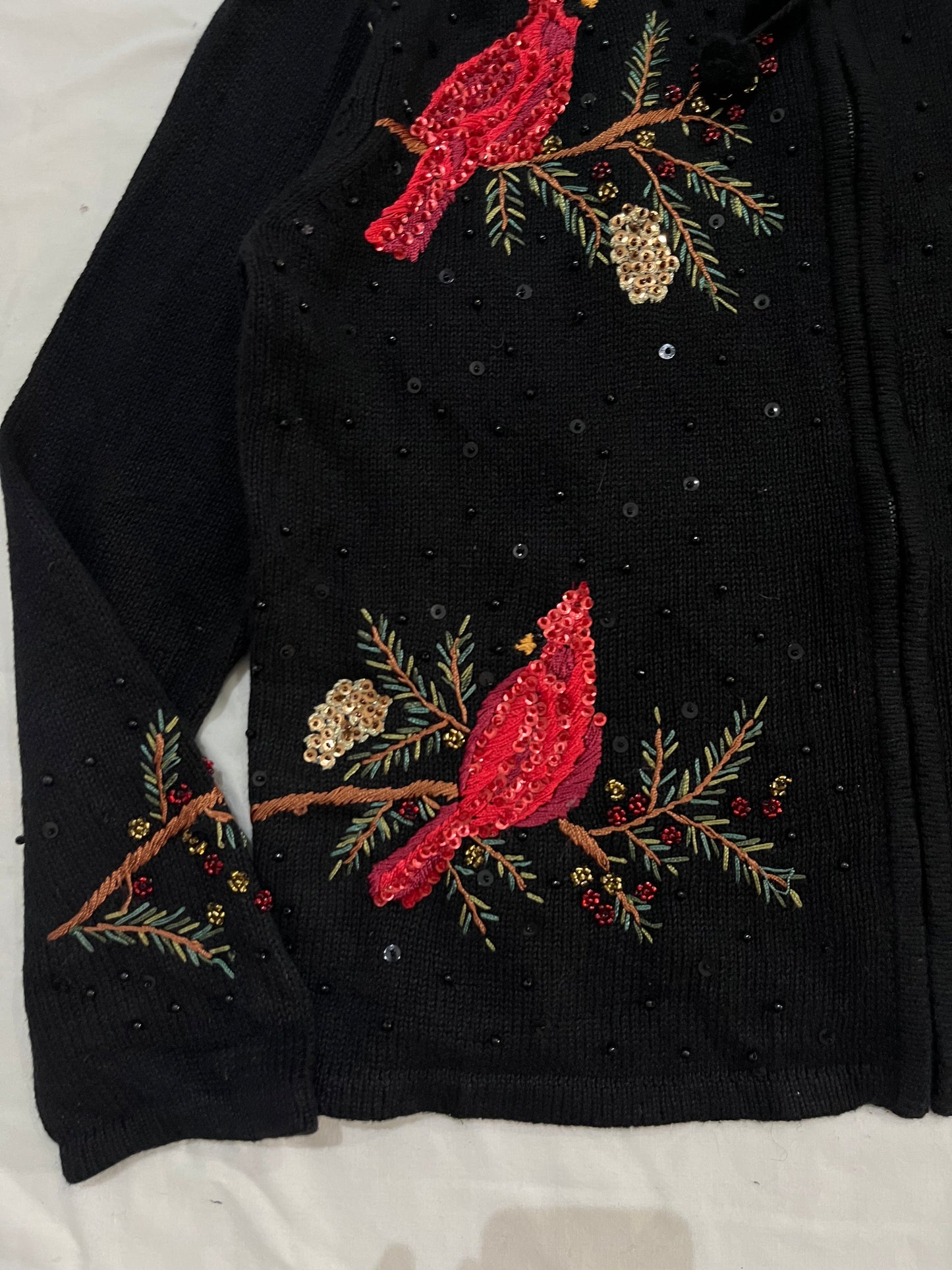 Tiara Hand Embroidered Sweater XL/XXL