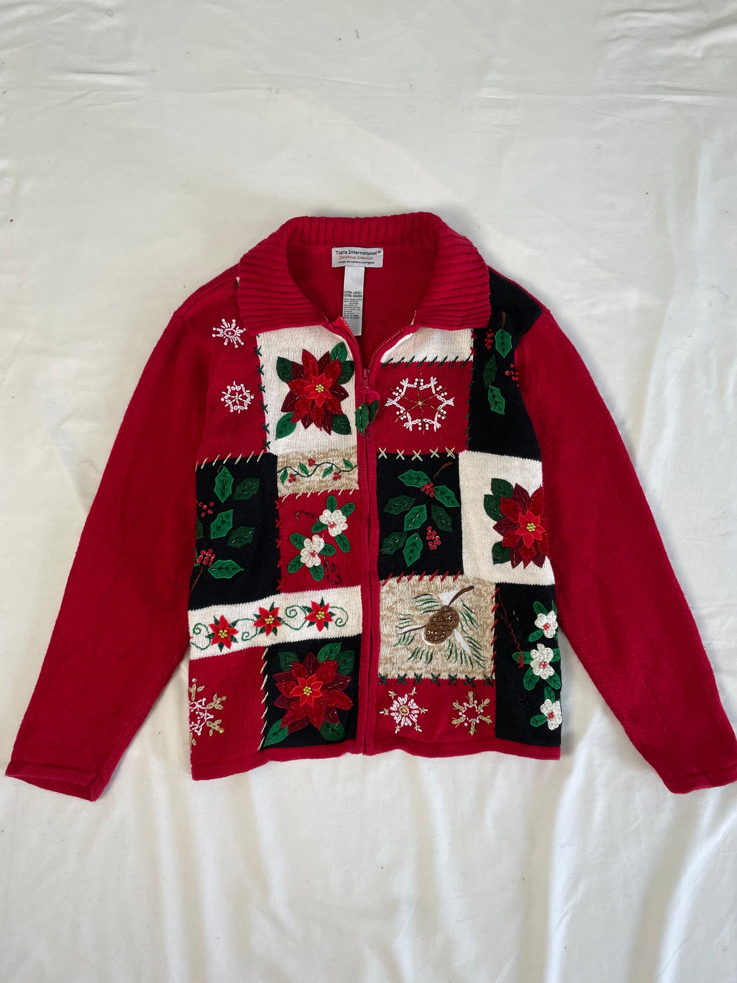 Tiara Zipper Sweater XXL