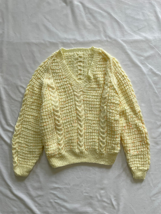 Hand Knit Sweater M
