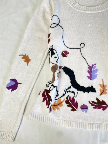 Blair Embroidered Sweater L