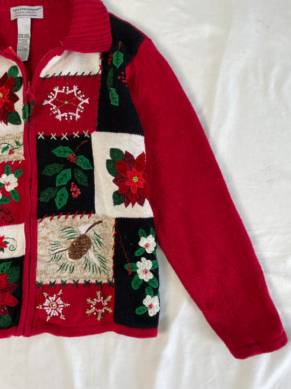 Tiara Zipper Sweater XXL