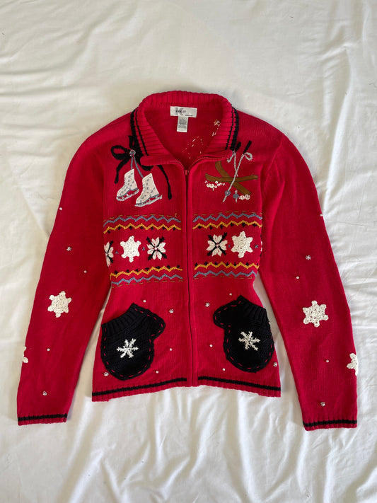 Kikit Zipper Sweater XXL