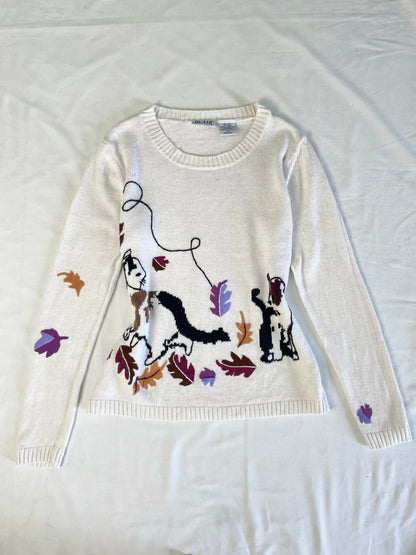 Blair Embroidered Sweater L