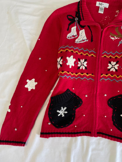 Kikit Zipper Sweater XXL