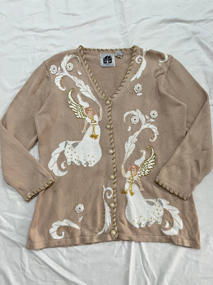 Storybook Knits Hand Embroidered Sweater XL/XXL