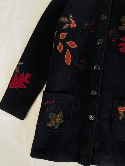 Wool Embroidery Sweater XL