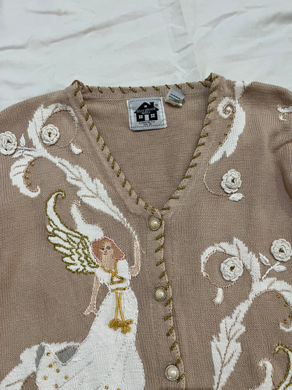 Storybook Knits Hand Embroidered Sweater XL/XXL