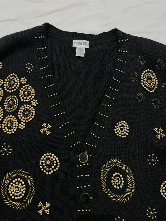 Victoria Jones Hand Embroidered Sweater XXL/3XL