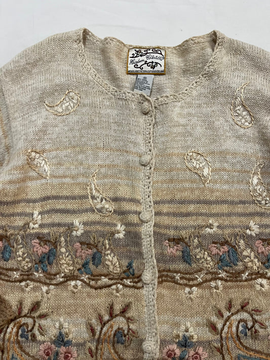 Heirloom Embroidered Sweater L/XL