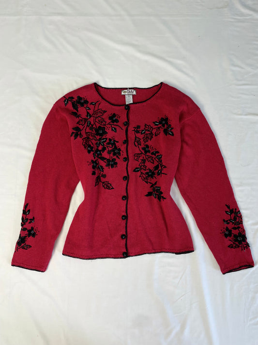 Tiara Embroidered Sweater 3XL