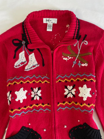 Kikit Zipper Sweater XXL