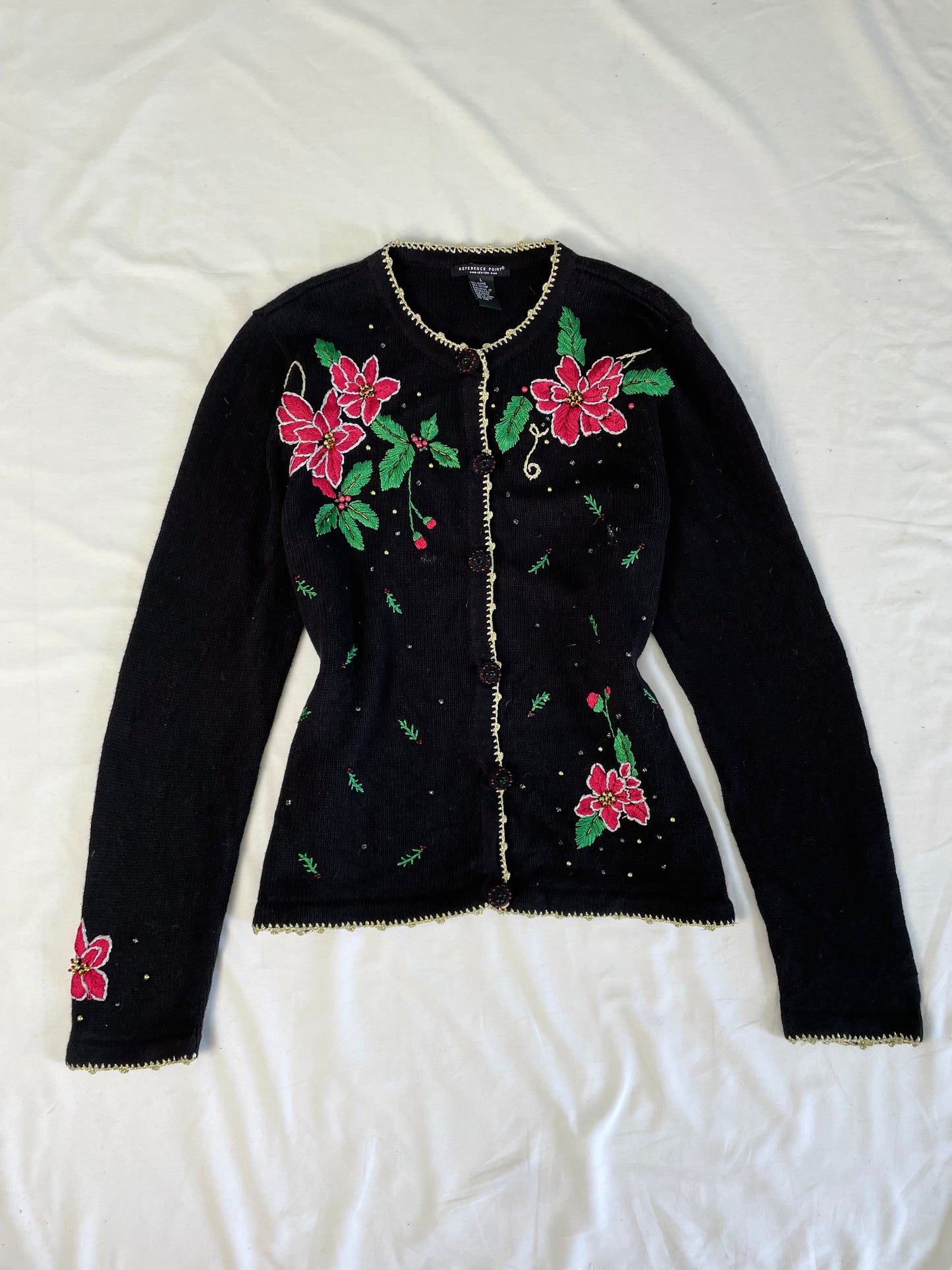 Embroidered Sweater XL