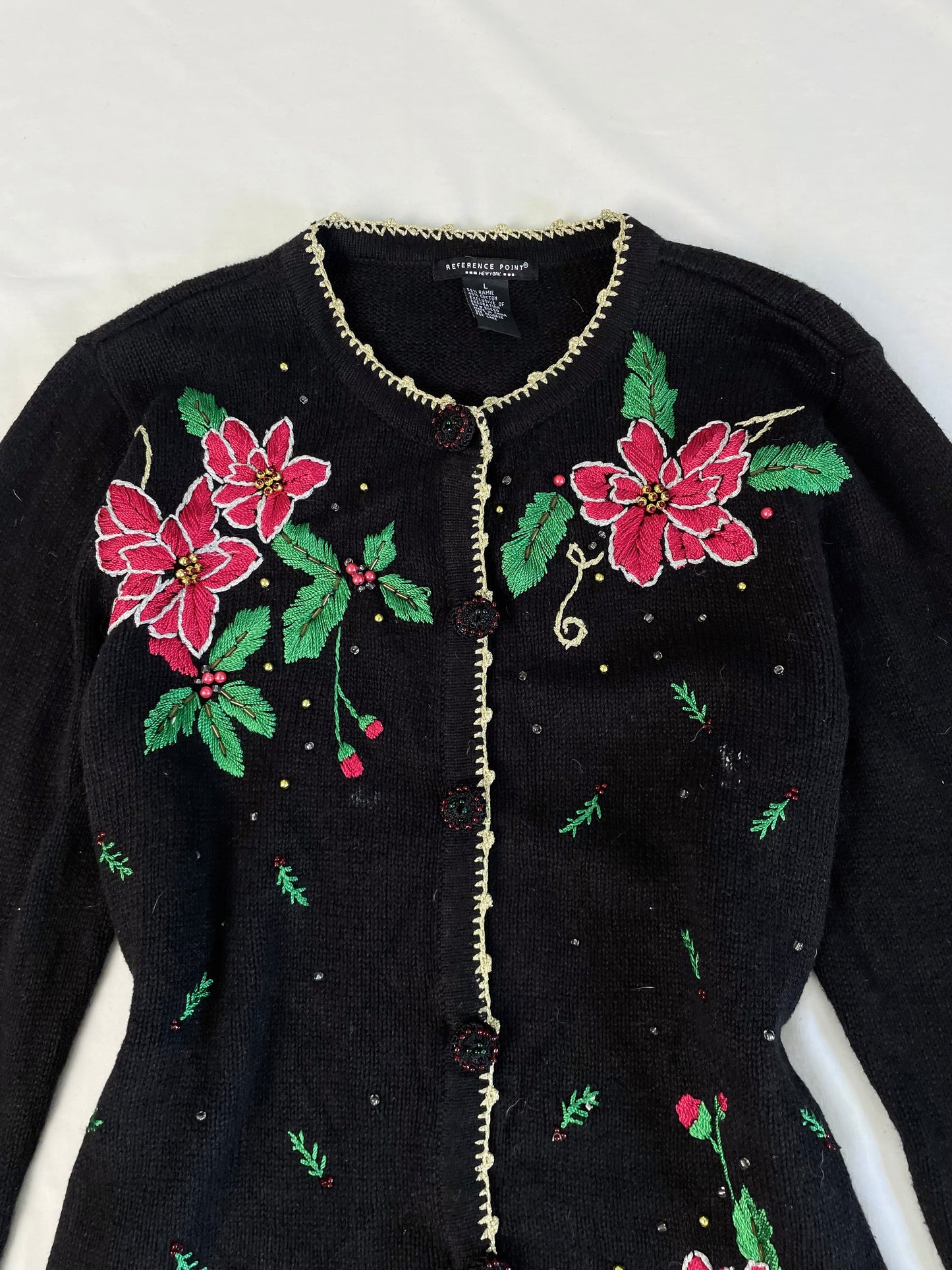 Embroidered Sweater XL
